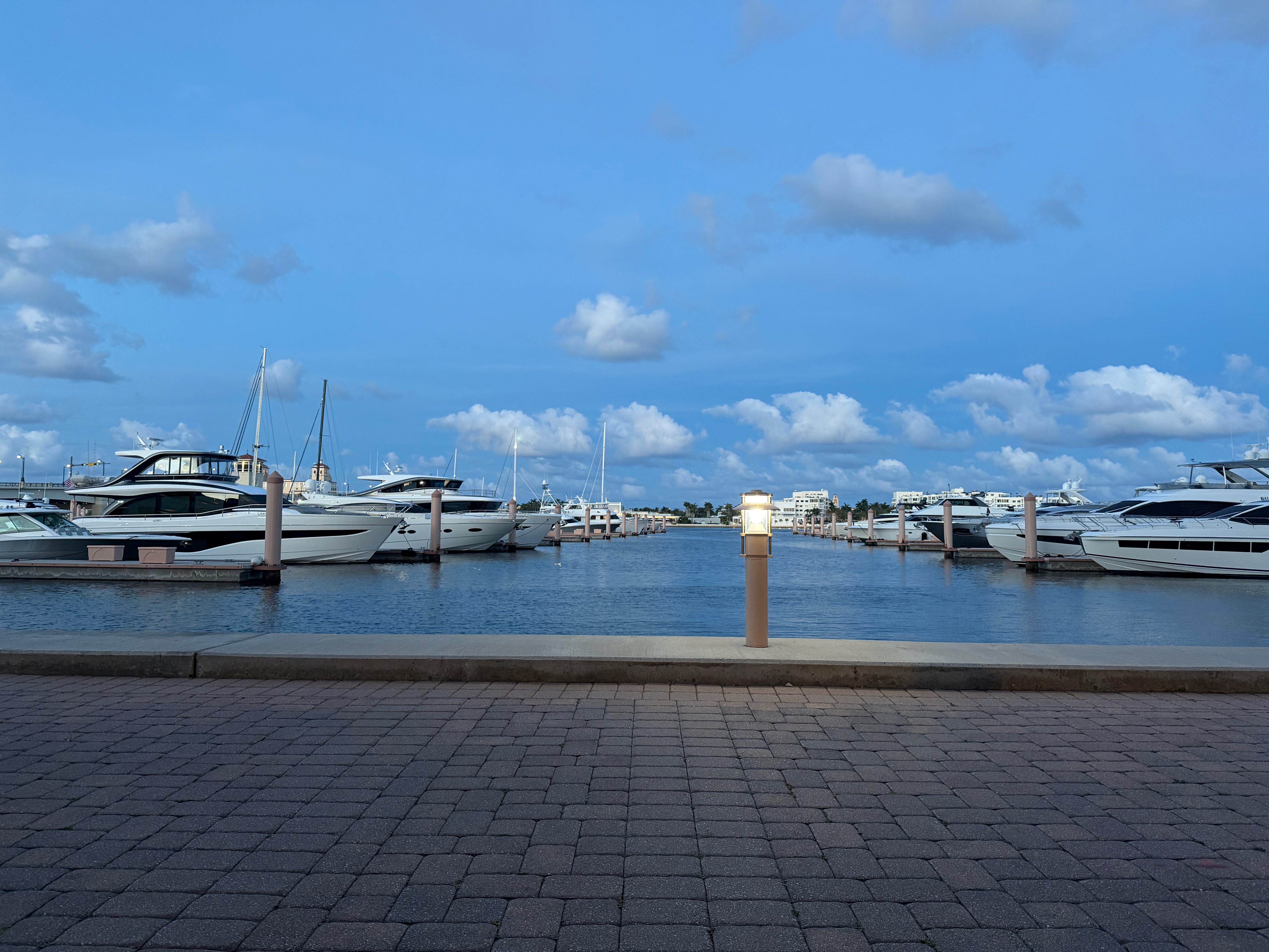 Sunset at Palm Beach Marina