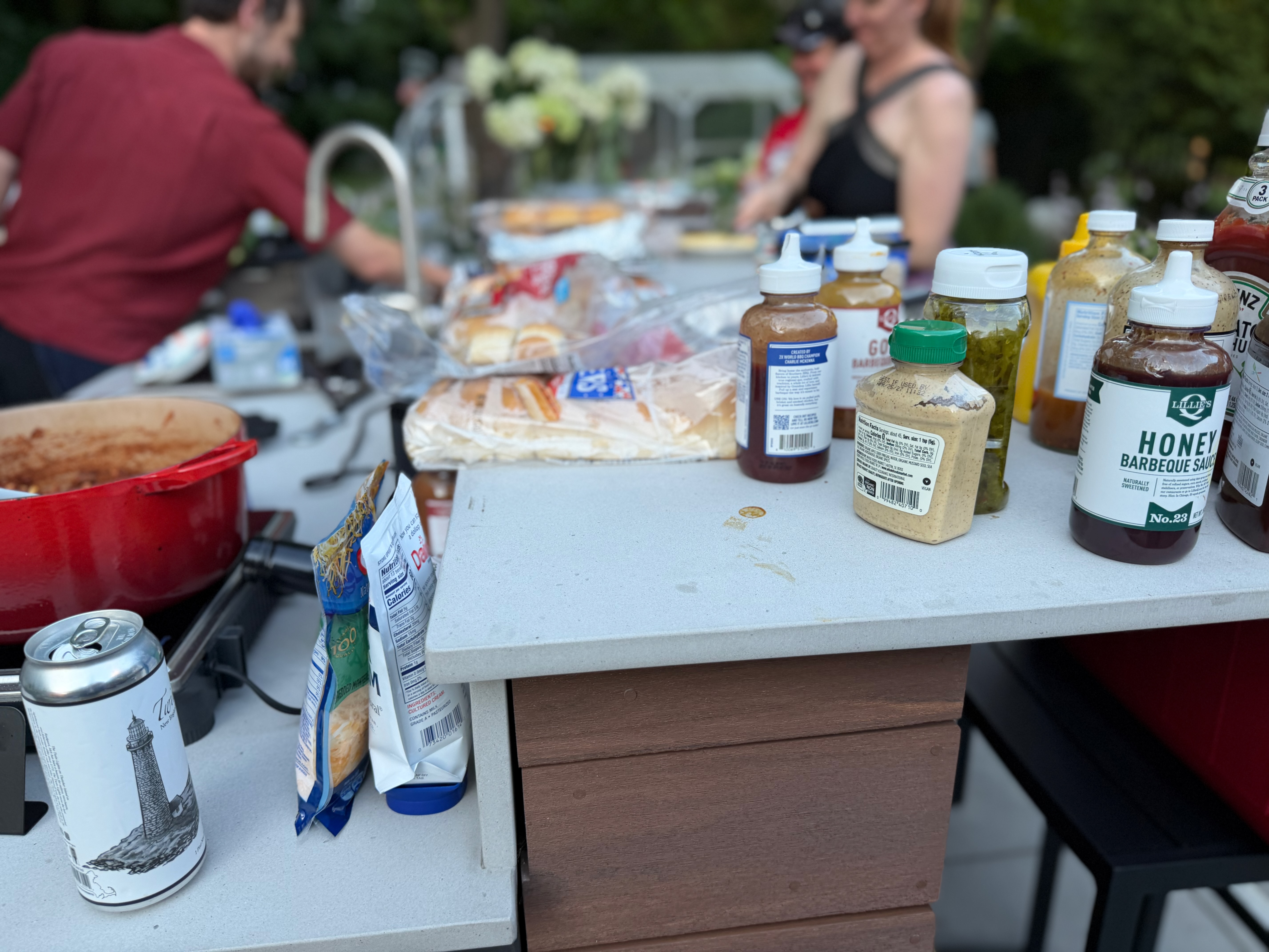 Condements at the BBQ