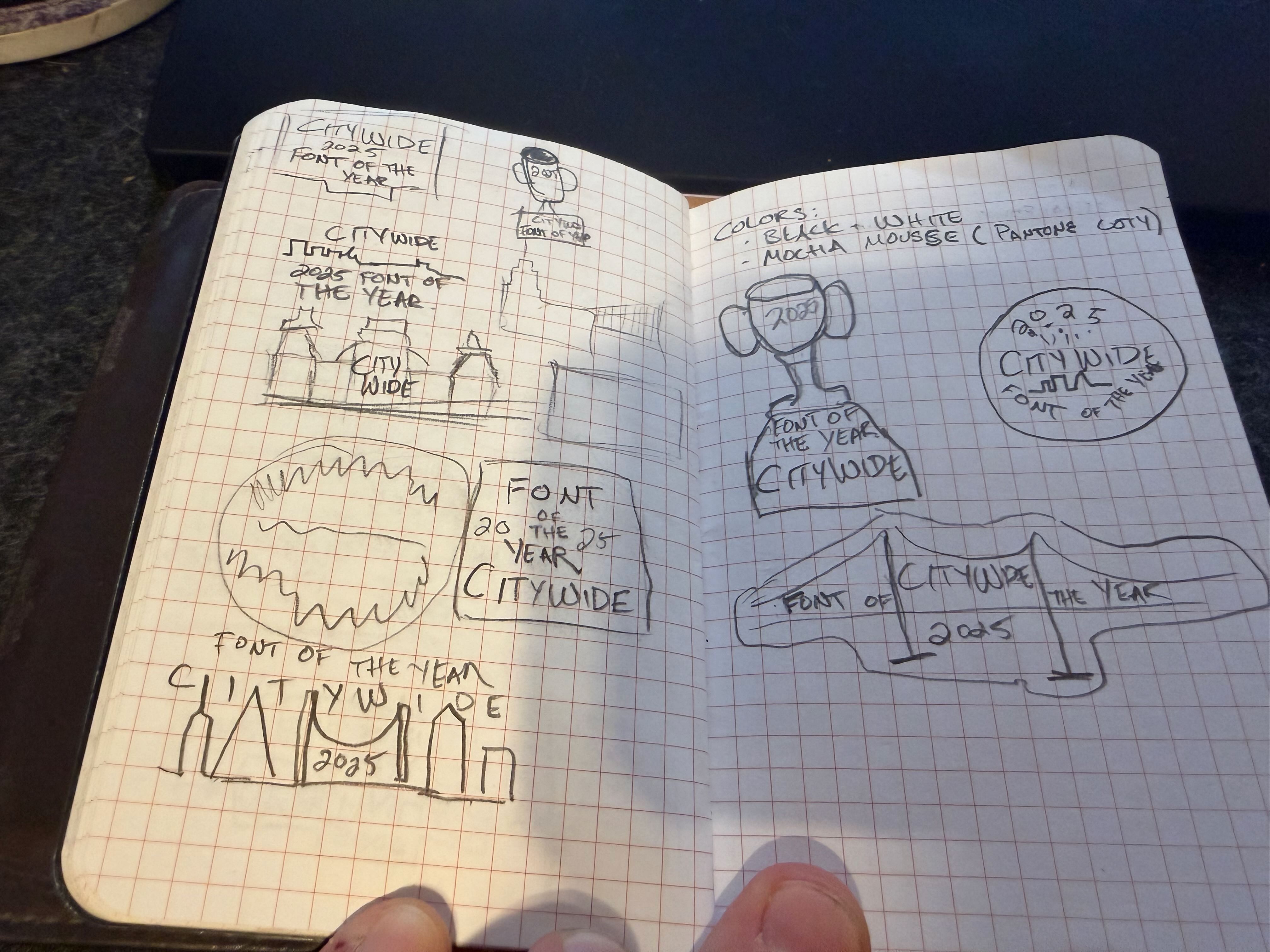 Citywide Sticker sketches